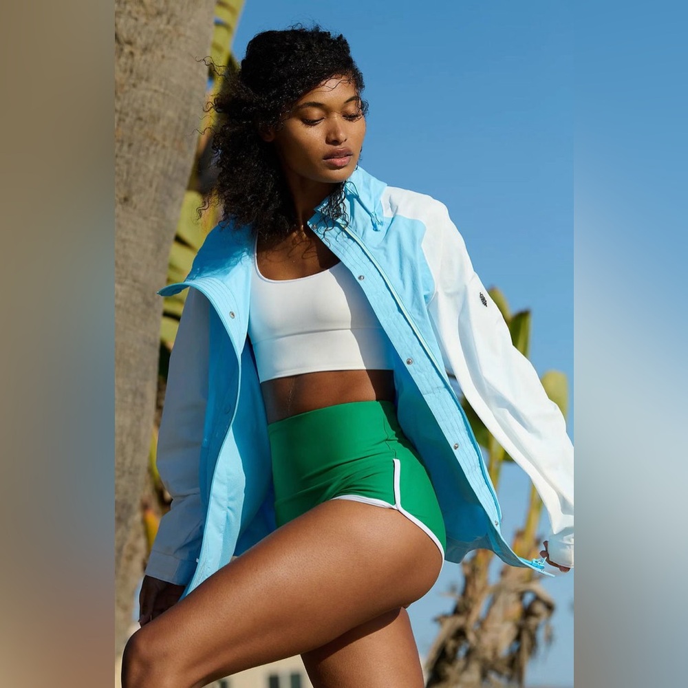 FP Movement Singin In The Rain Colorblocked Packable Jacket - Picture 1 of 15
